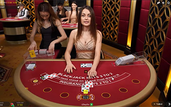 Live Blackjack Gameplay 1